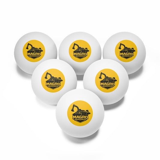 MAGRO Excavating Ping Pong Balls (6-Pack)