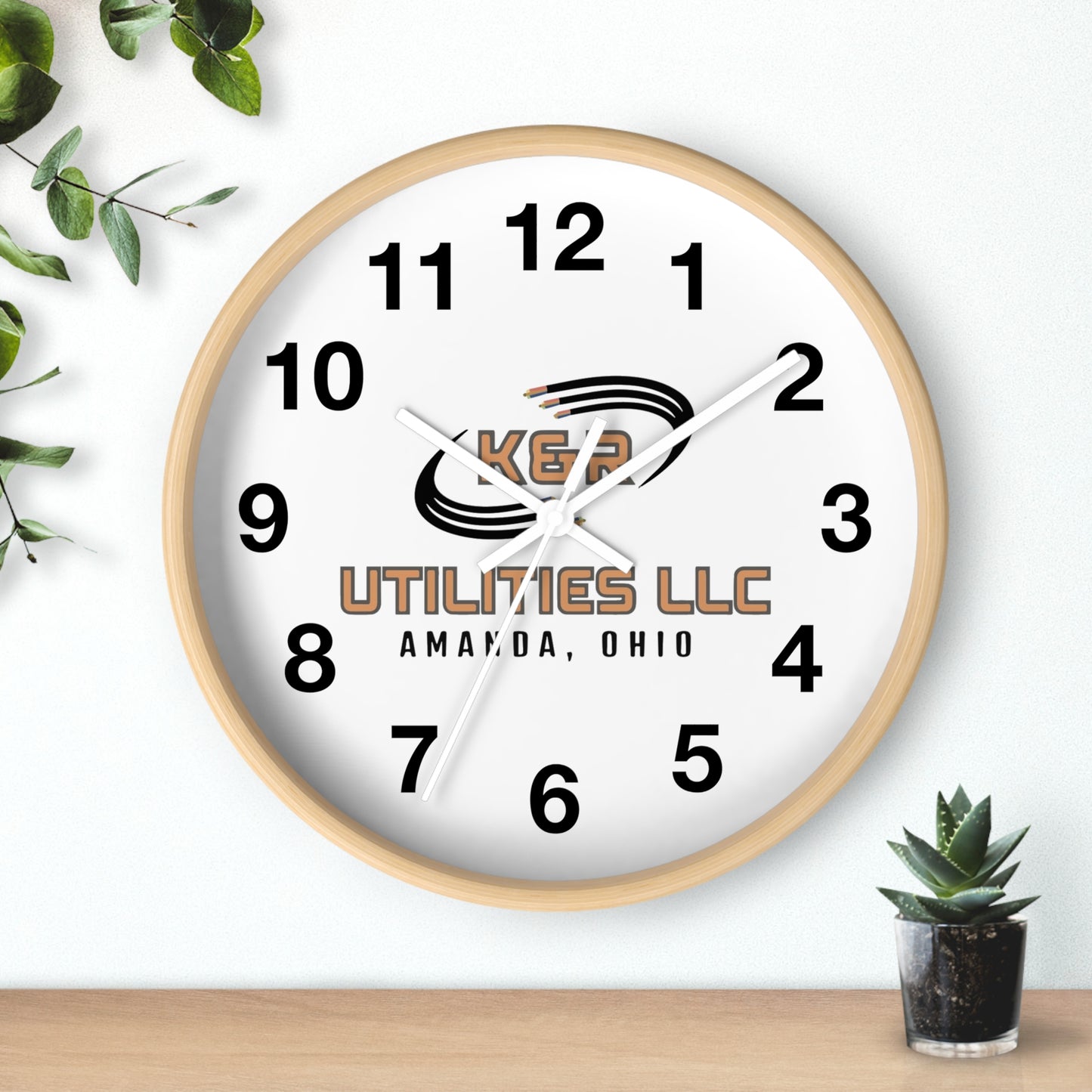 K&R Utilities Wall Clock