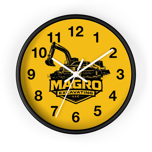 MAGRO Excavating Wall Clock