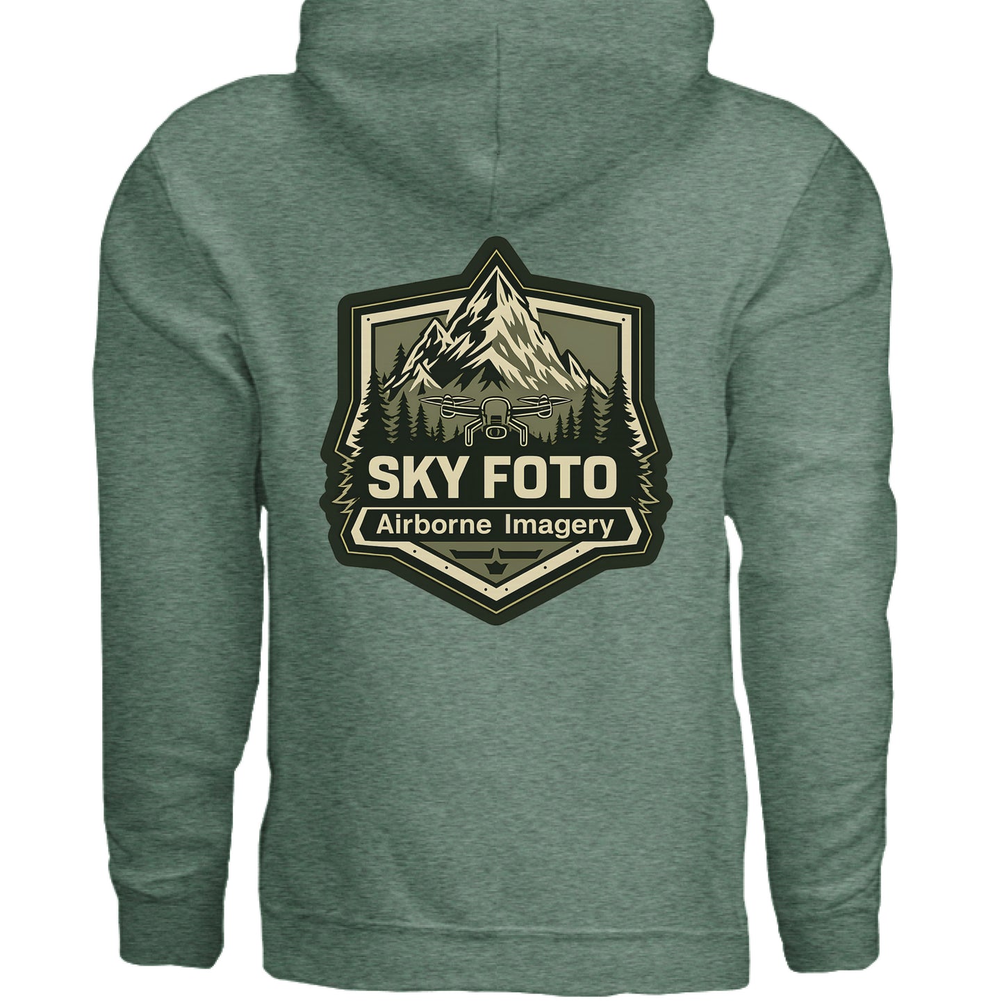 Heather Sport Dark Green - BACK