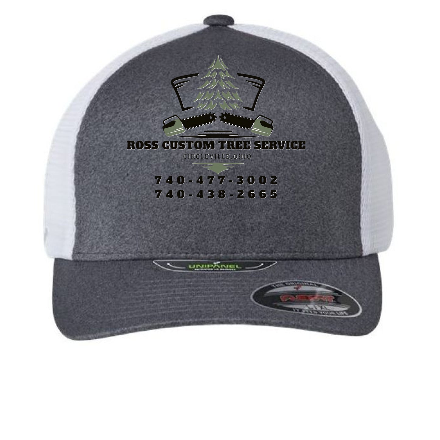 Melange Dark Grey/ White - FRONT