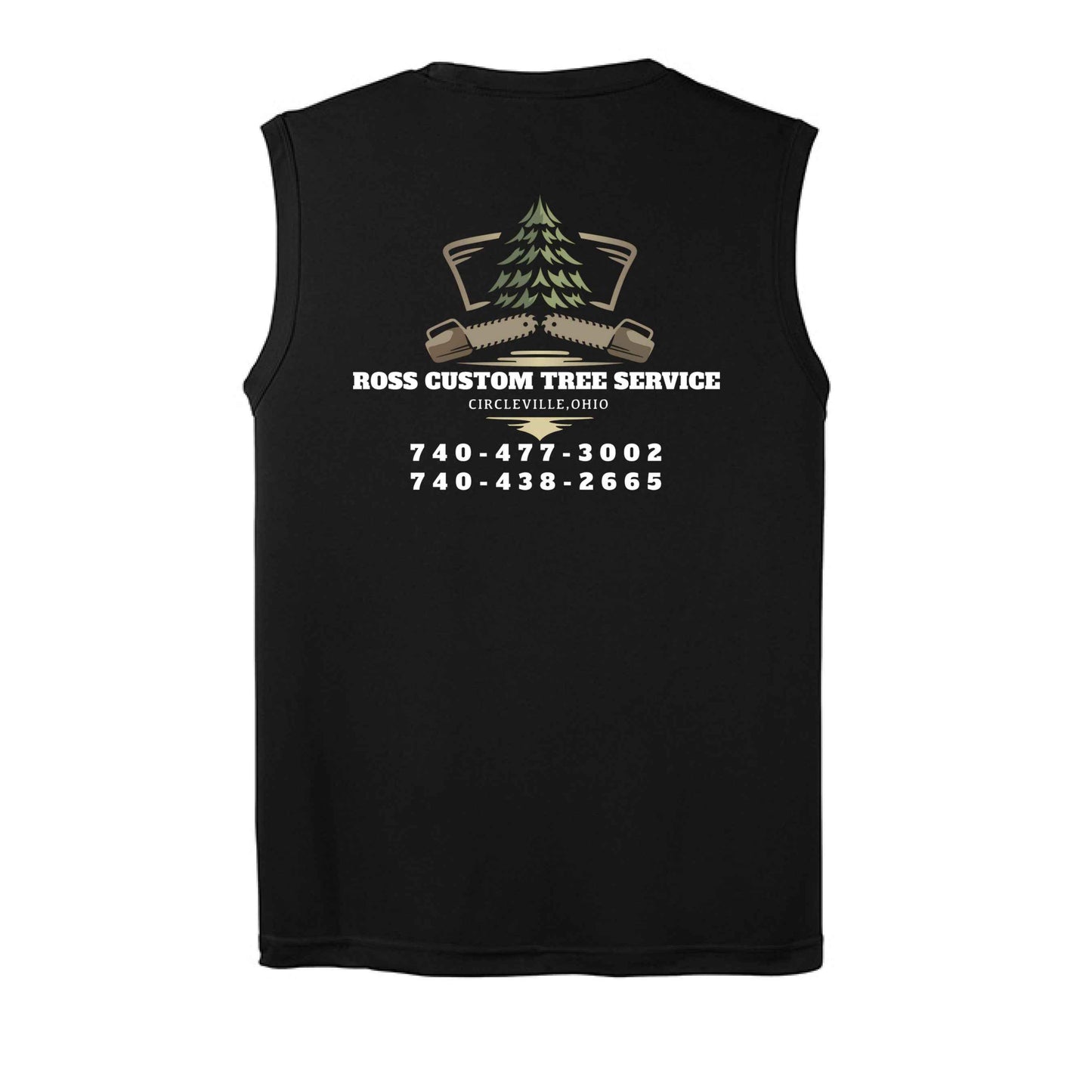 Ross Tree Tank White Logo