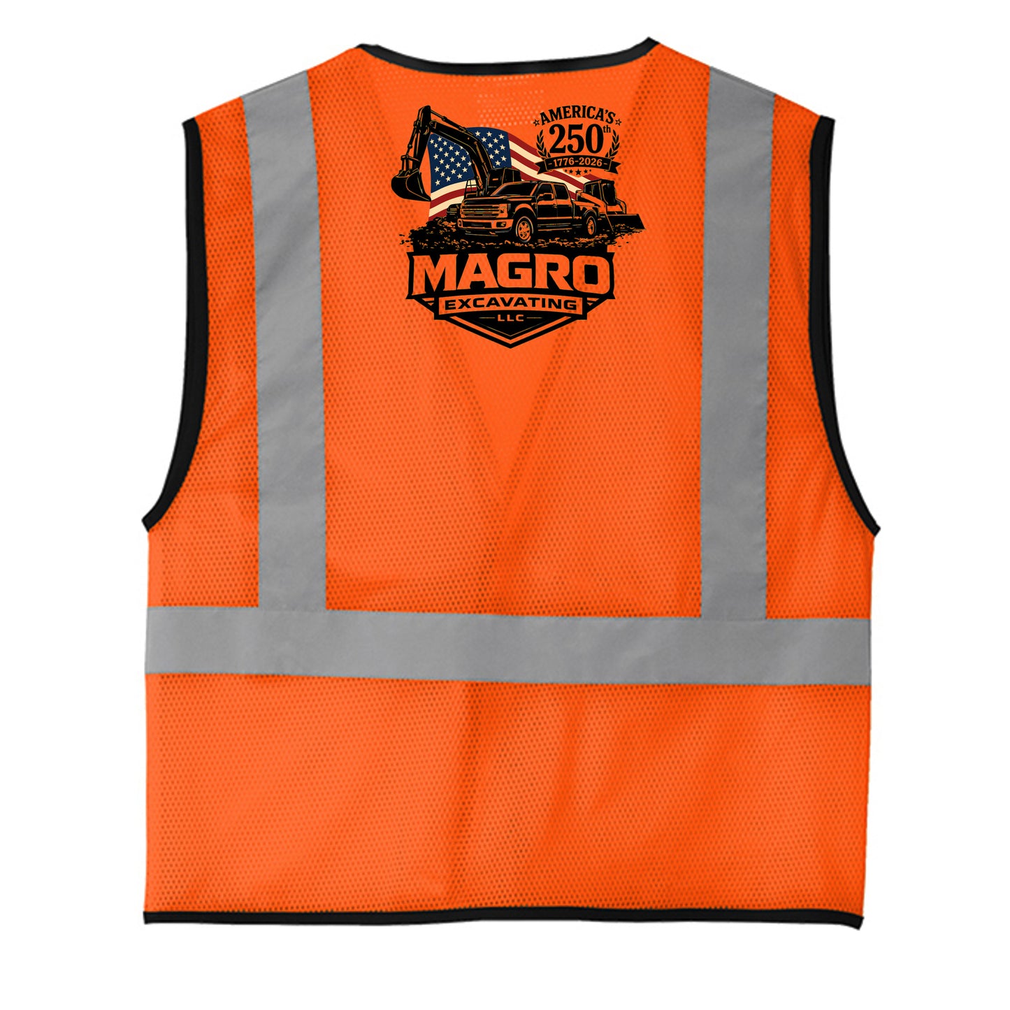 Safety Orange - CSV100 - BACK
