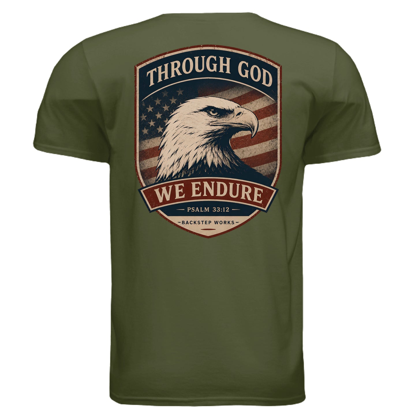 MILITARY GREEN - G640 - BACK