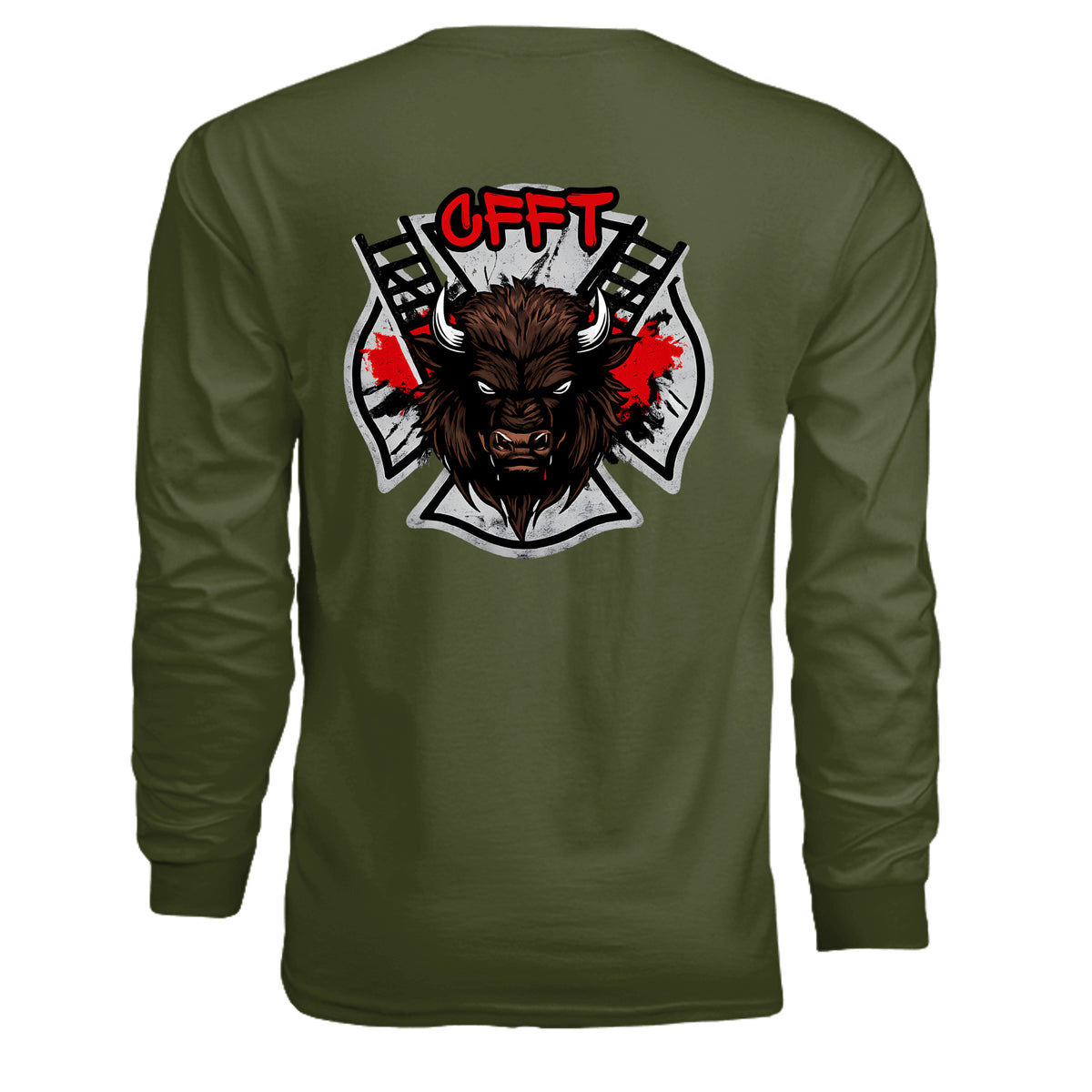 MILITARY GREEN - G240 - BACK