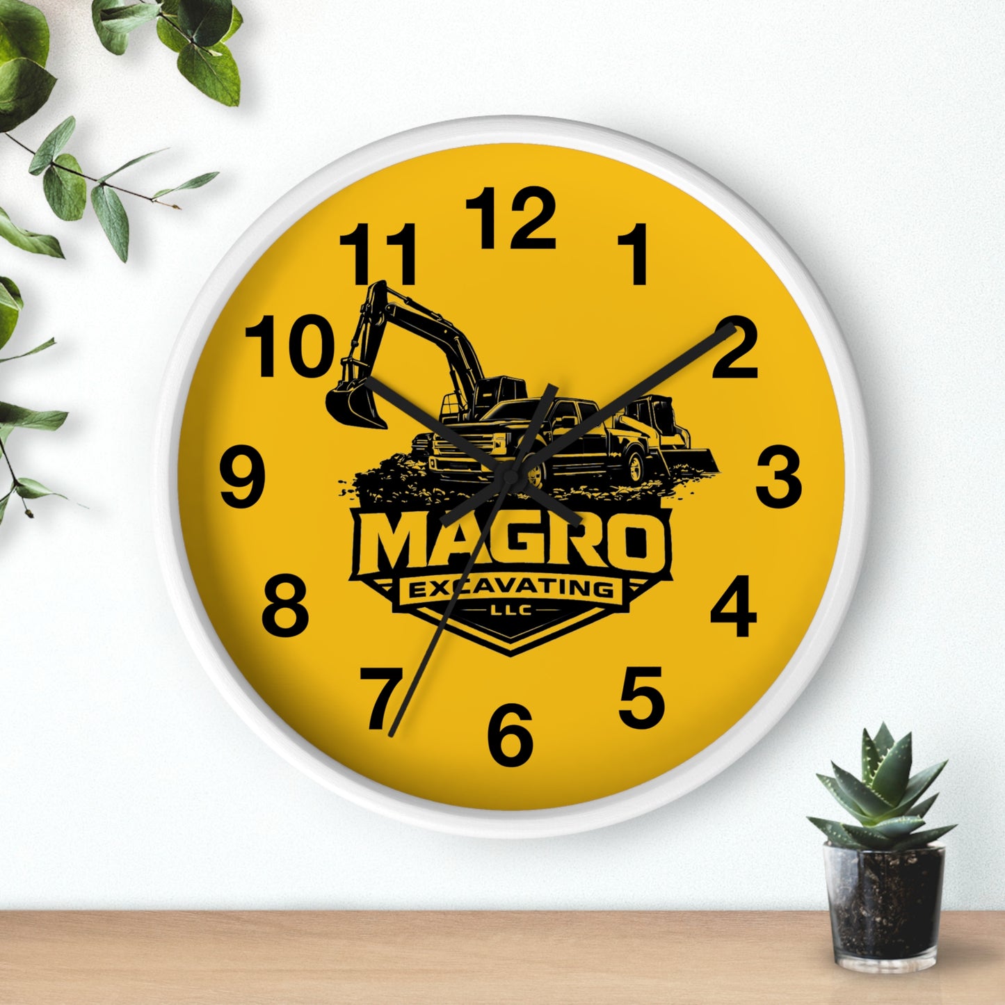 MAGRO Excavating Wall Clock