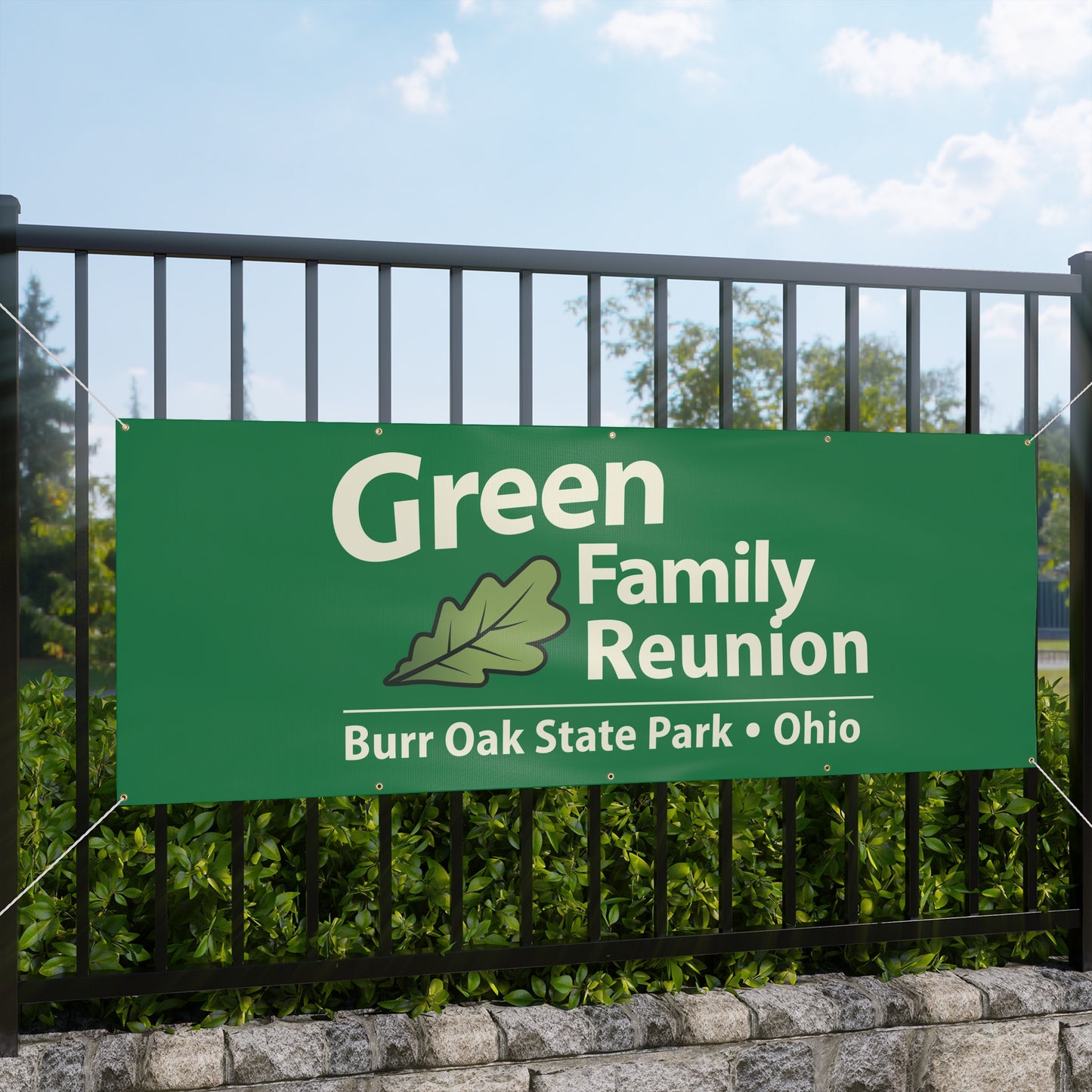 Green Family Reunion Banner