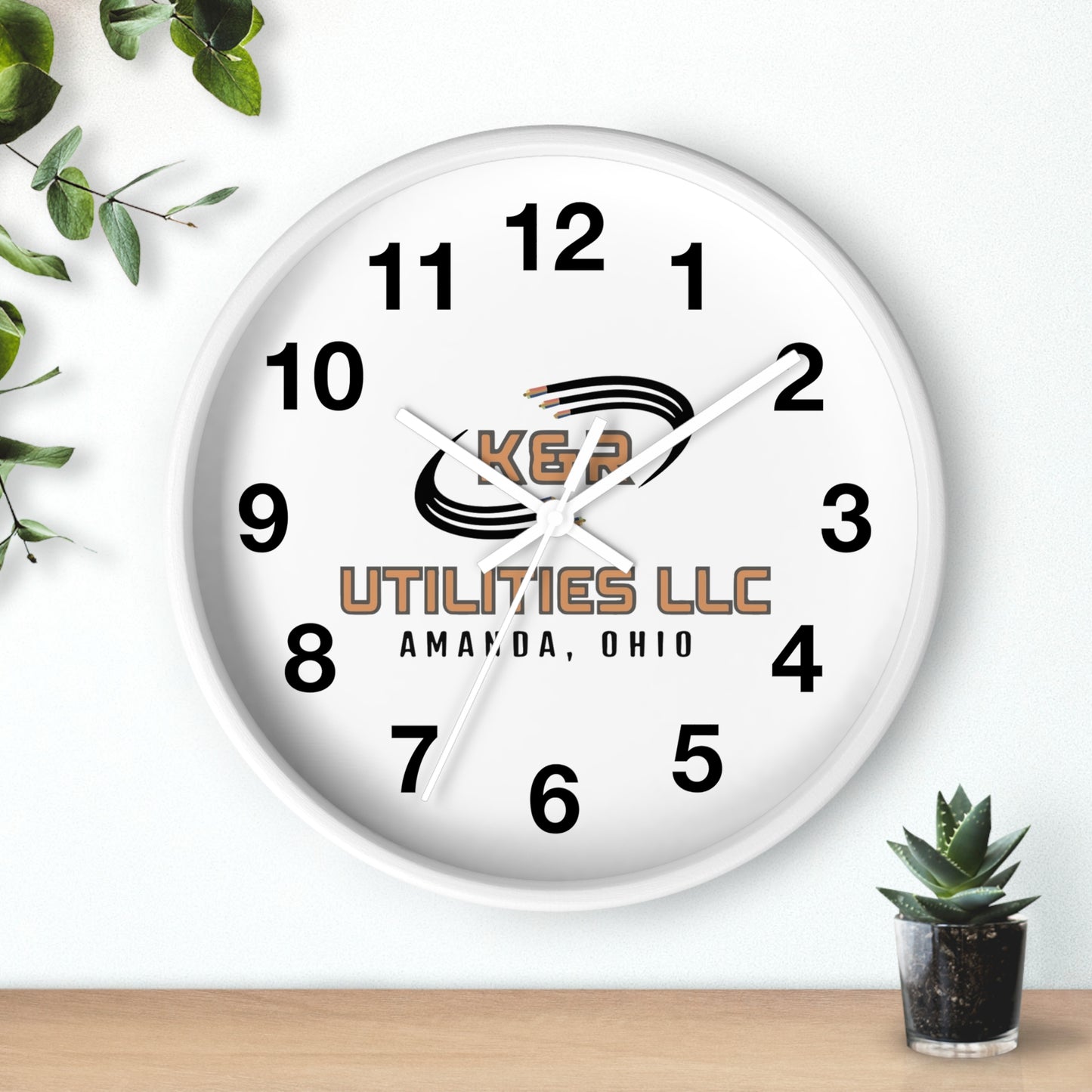 K&R Utilities Wall Clock