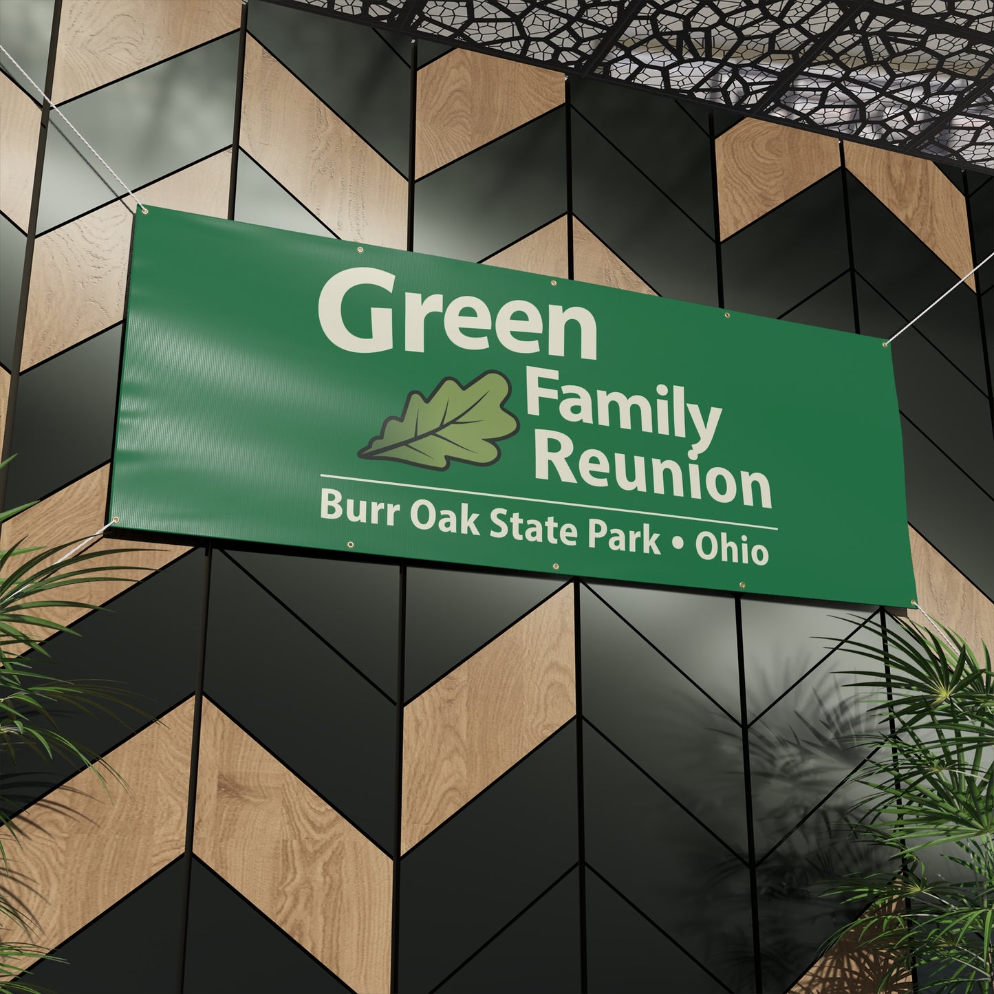 Green Family Reunion Banner
