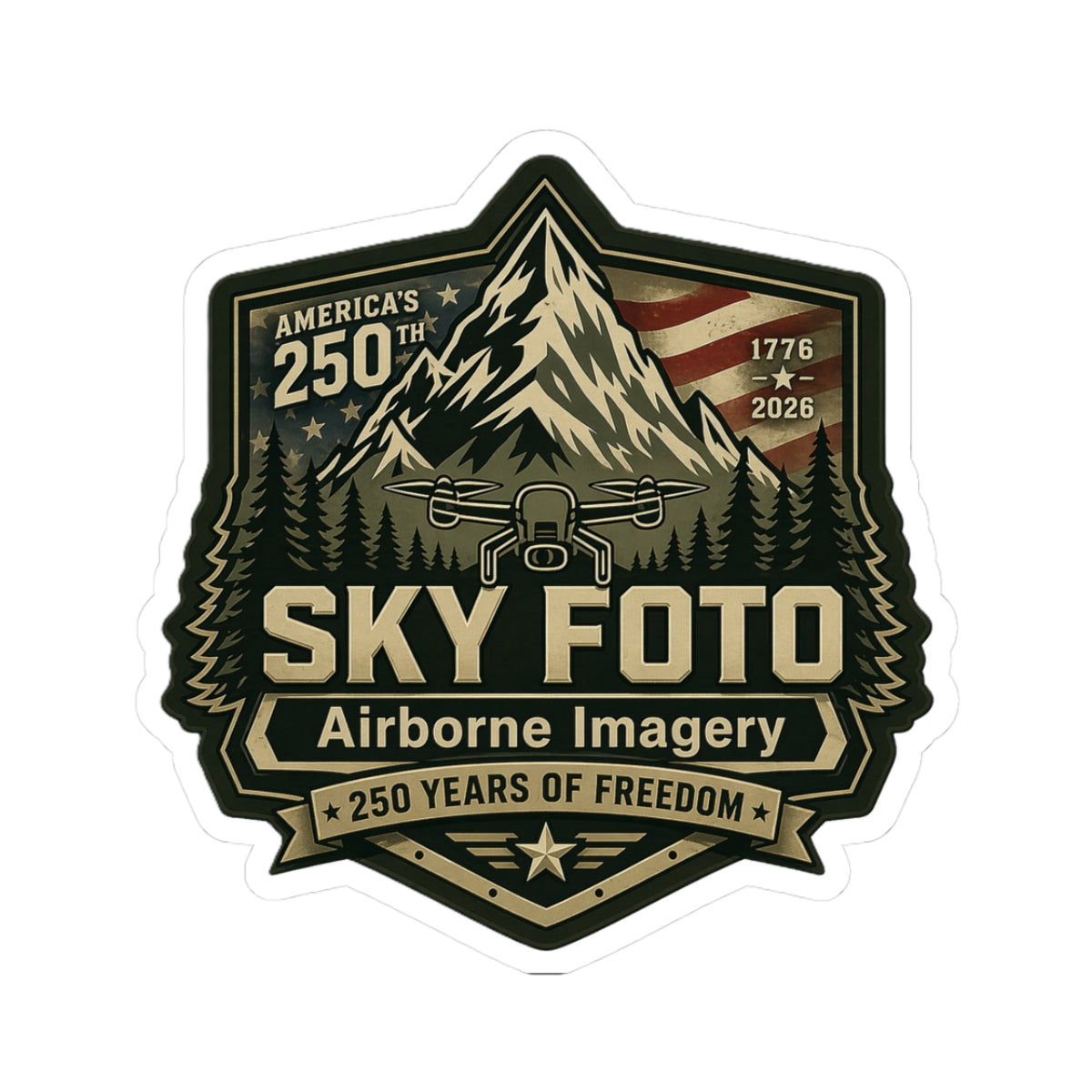 Sky Foto 250 Sticker