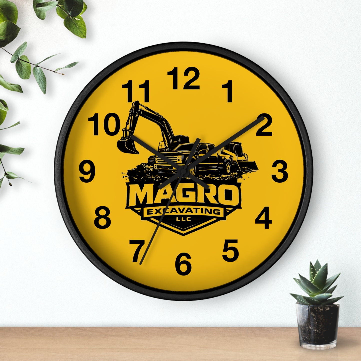 MAGRO Excavating Wall Clock