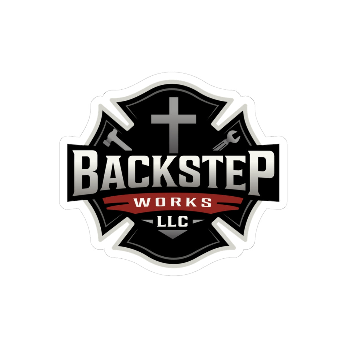Backstep Works LLC Logo Kiss-Cut Sticker