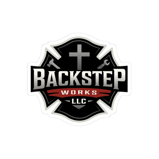 Backstep Works LLC Logo Kiss-Cut Sticker