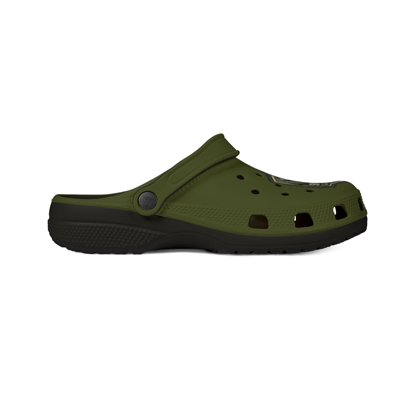 Sky Foto Foam Clogs - Military Green with Black Soles