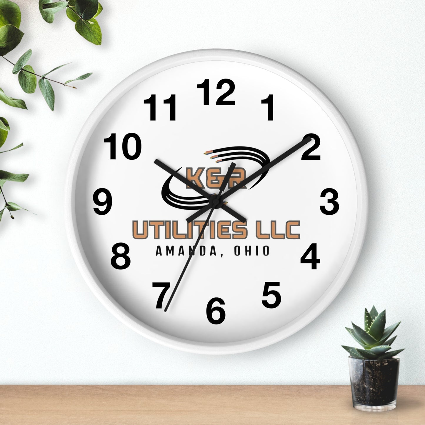 K&R Utilities Wall Clock