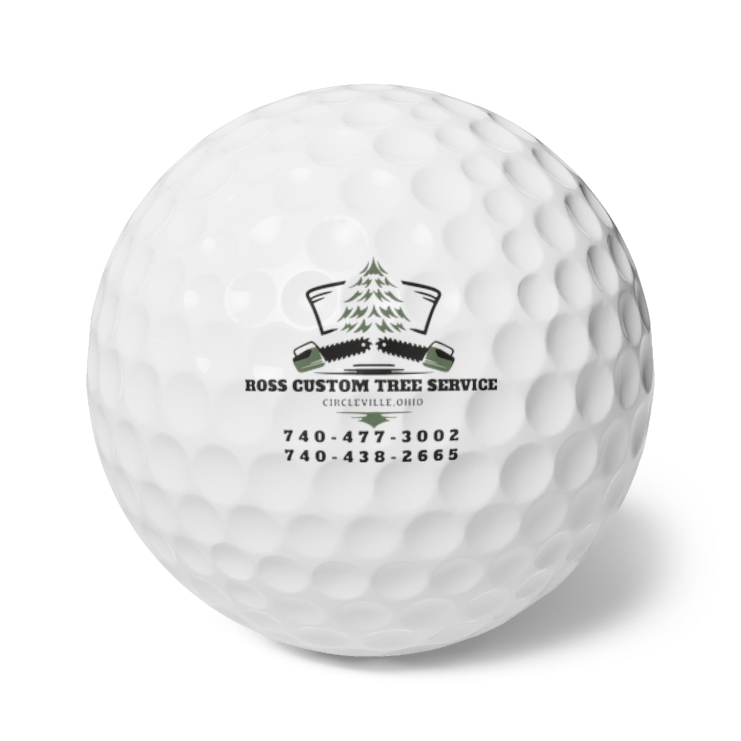 Ross Custom Tree Service Golf Balls, 6pcs