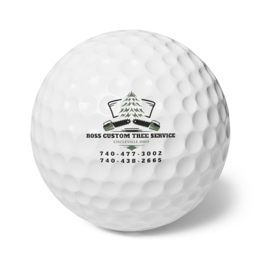 Ross Custom Tree Service Golf Balls, 6pcs