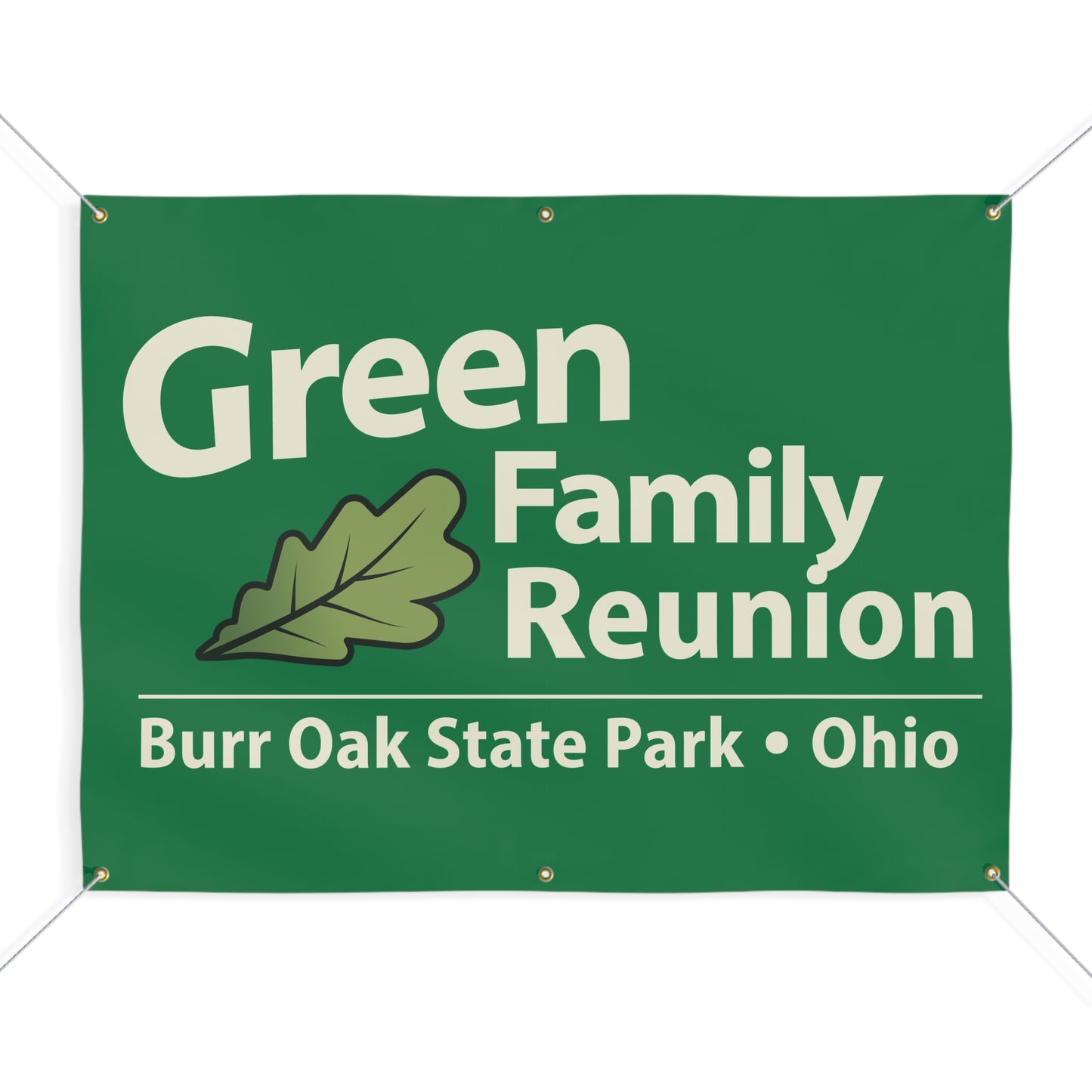 Green Family Reunion Banner