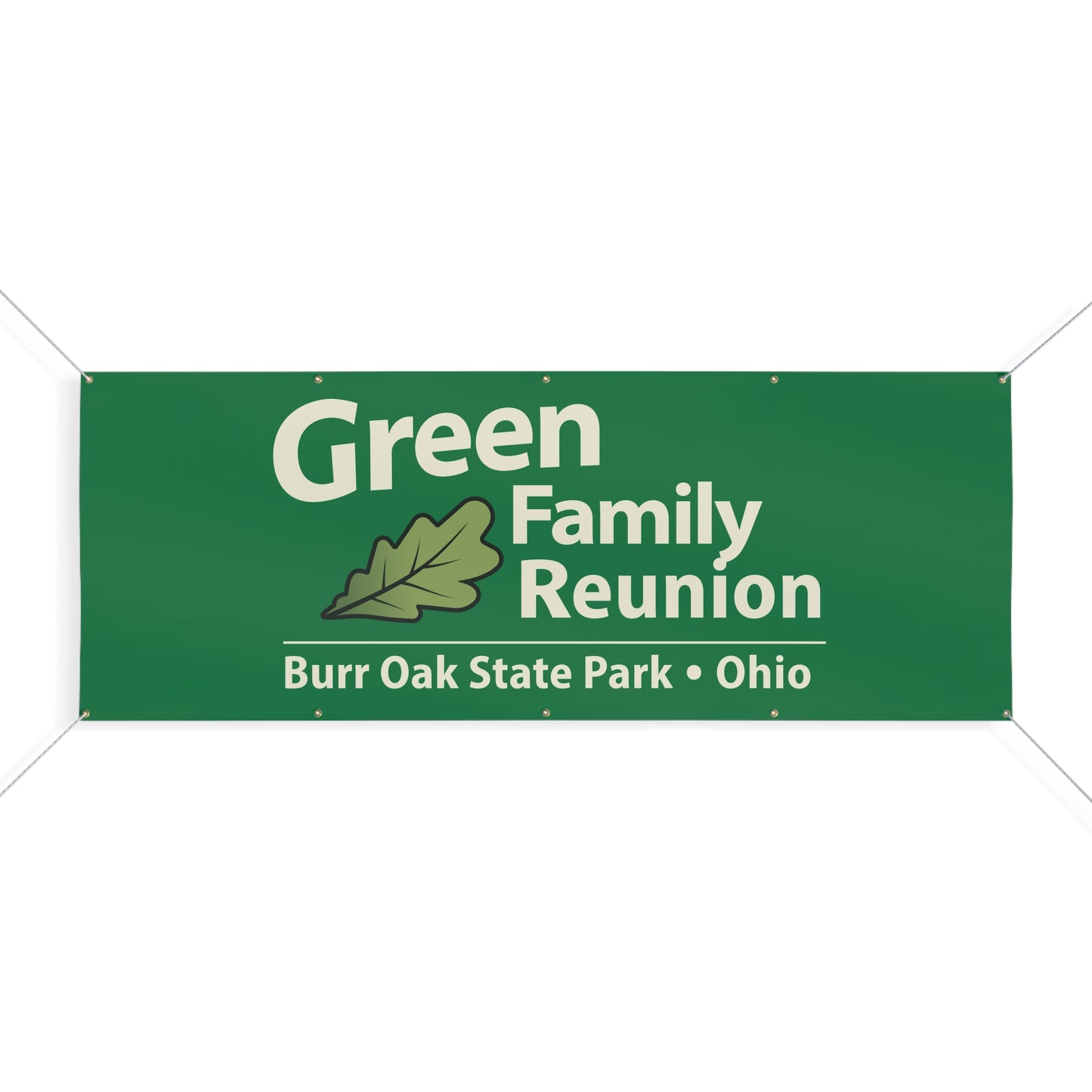 Green Family Reunion Banner