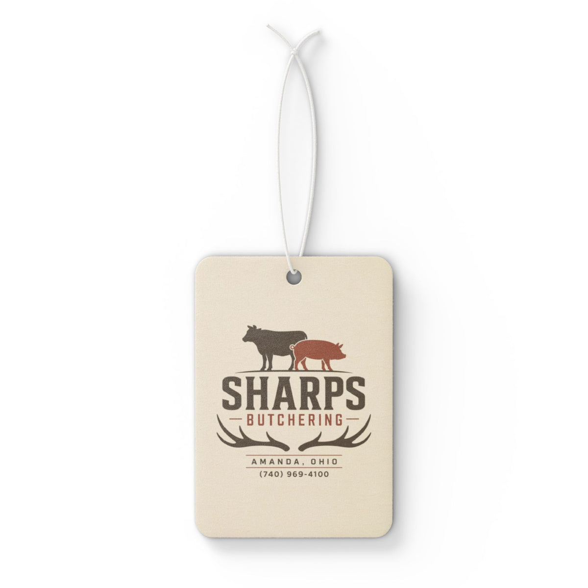 Sharp's Butchering Car Air Freshener