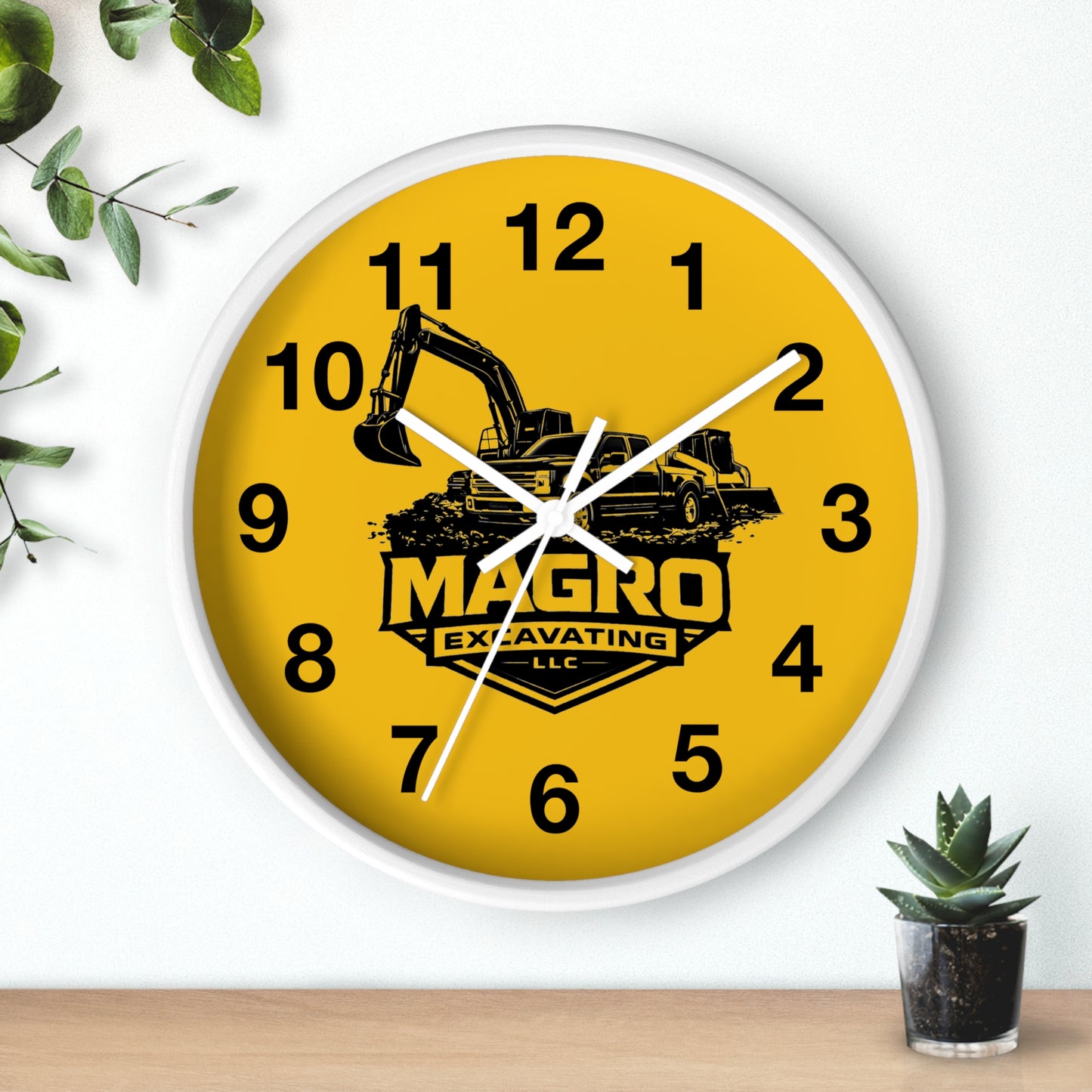 MAGRO Excavating Wall Clock