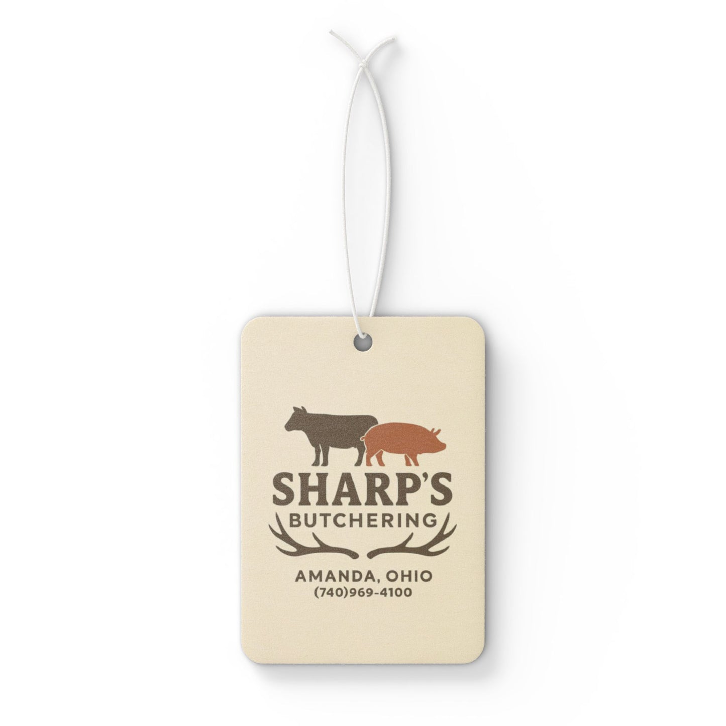 Sharp's Butchering Car Air Freshener