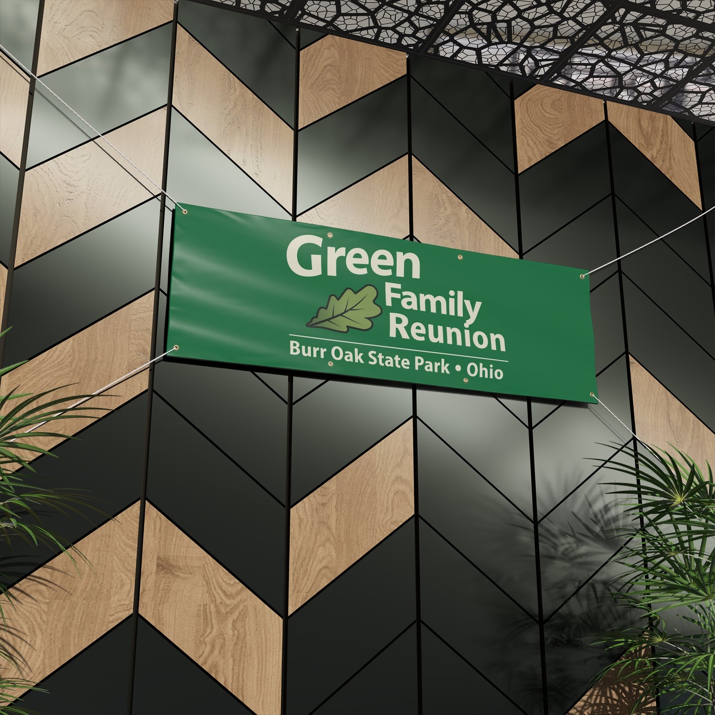 Green Family Reunion Banner