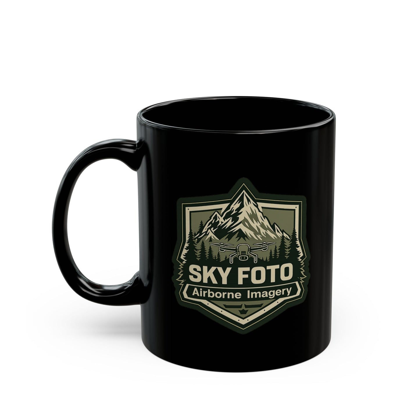 Sky Foto Black Coffee Mug - Backstep Works LLC