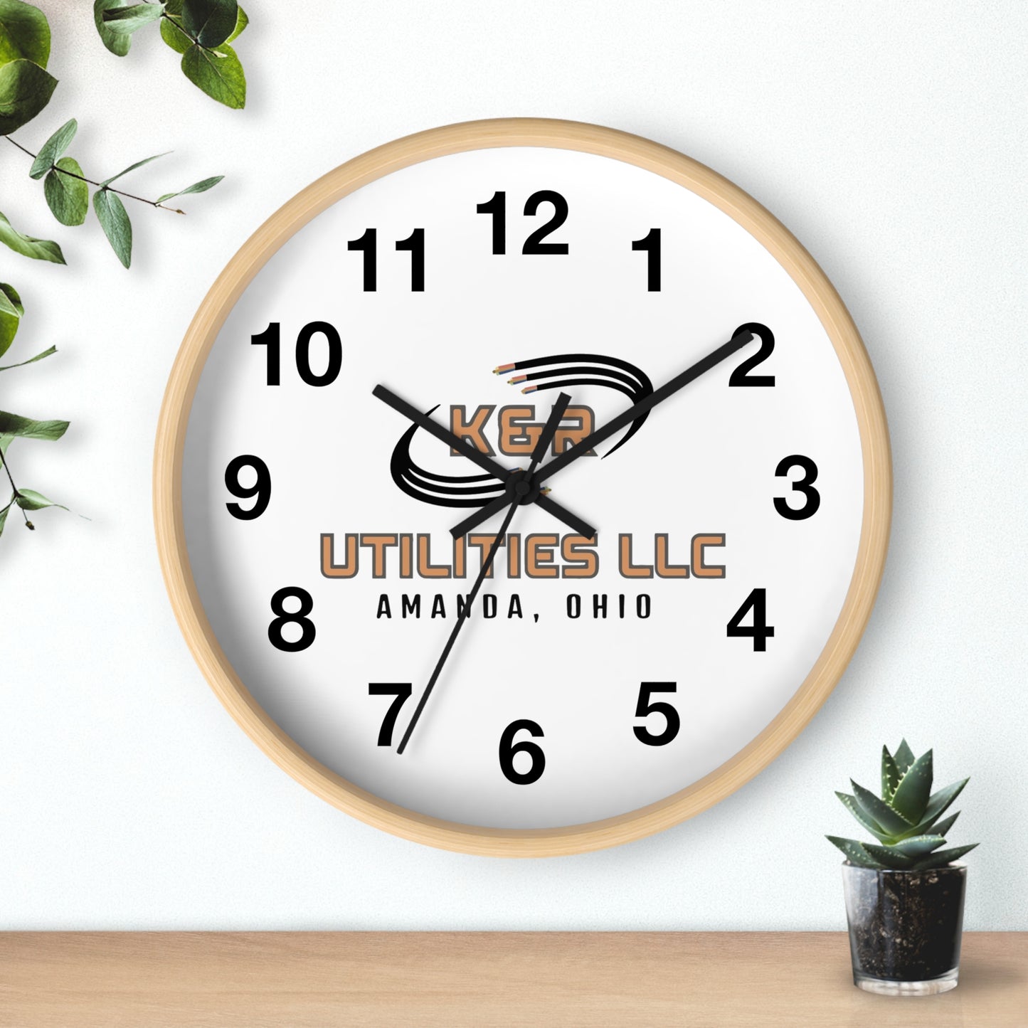 K&R Utilities Wall Clock