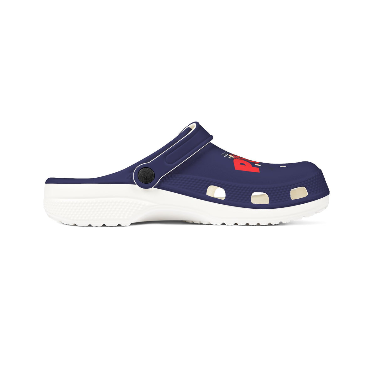 Pyroo Pyrotechnics Foam Clogs - Navy