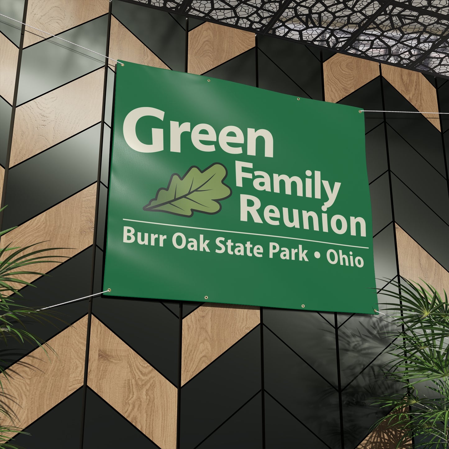 Green Family Reunion Banner