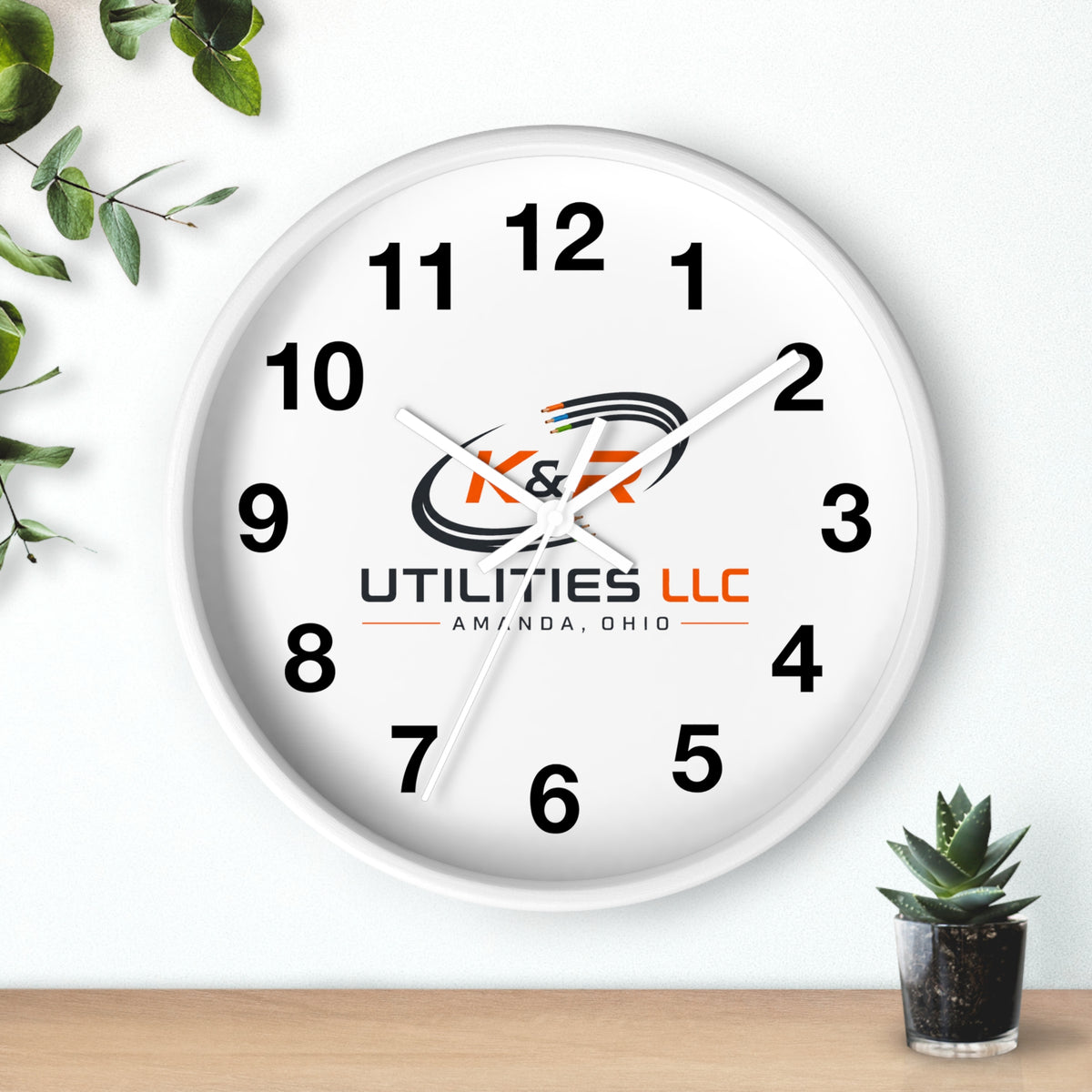 K&R Utilities Wall Clock