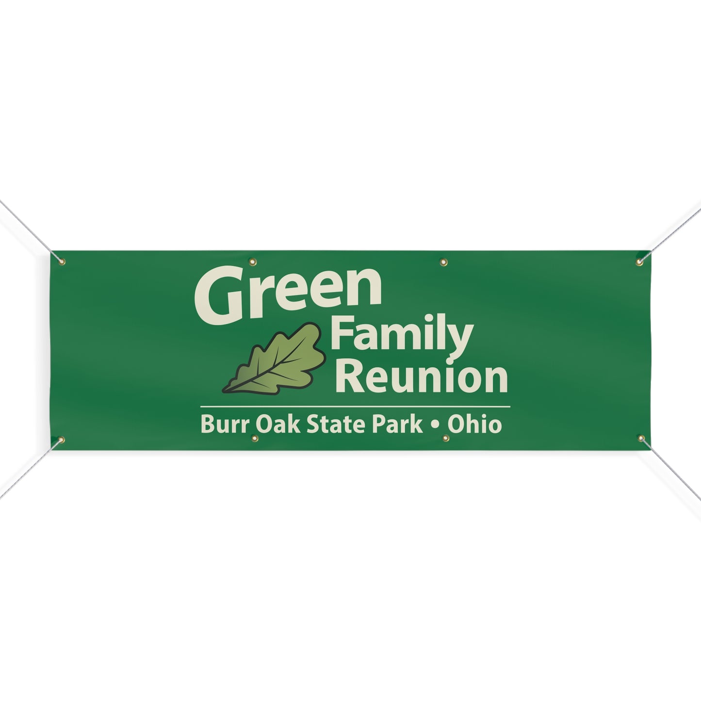 Green Family Reunion Banner