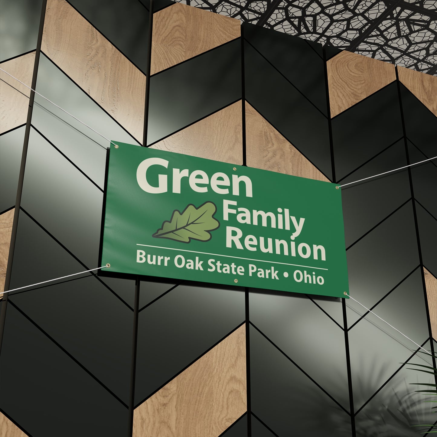 Green Family Reunion Banner