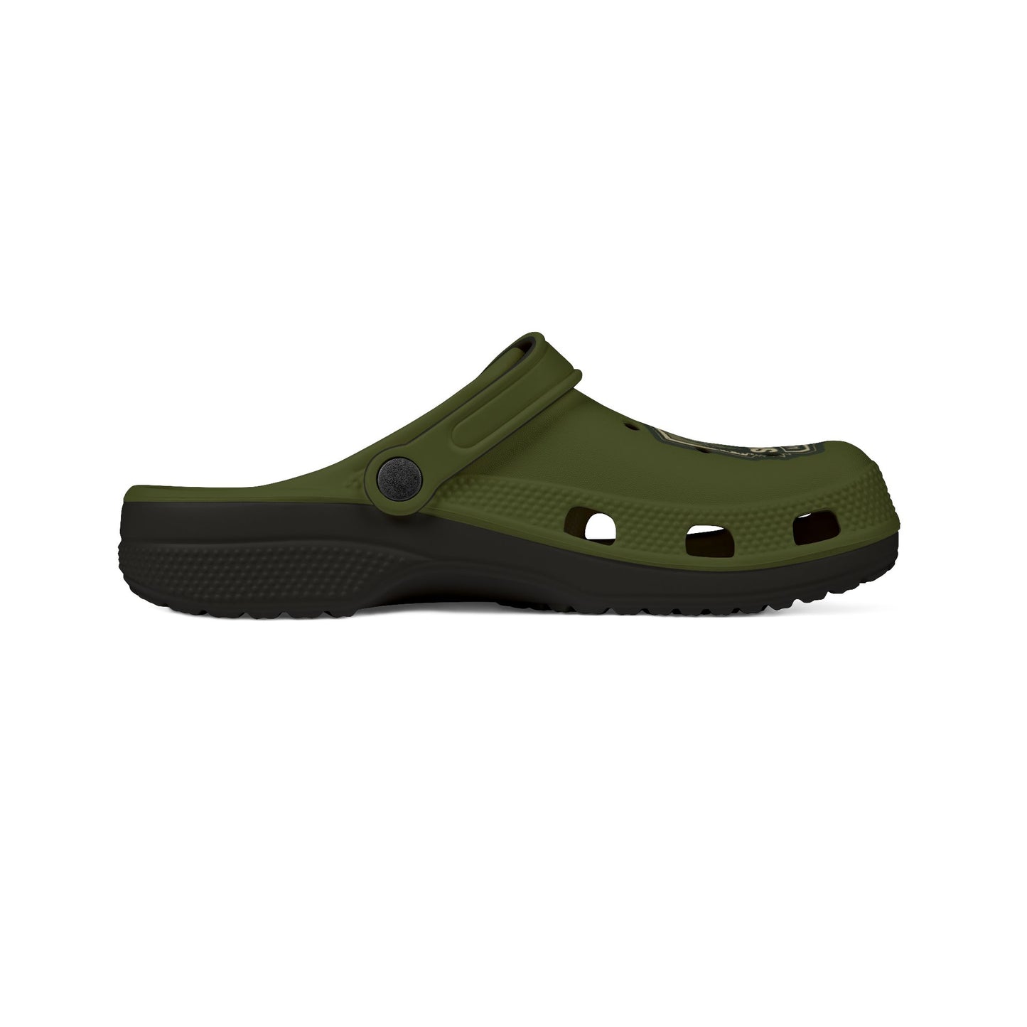 Sky Foto Foam Clogs - Military Green with Black Soles