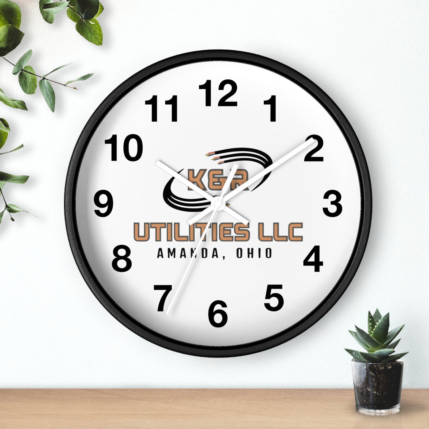 K&R Utilities Wall Clock
