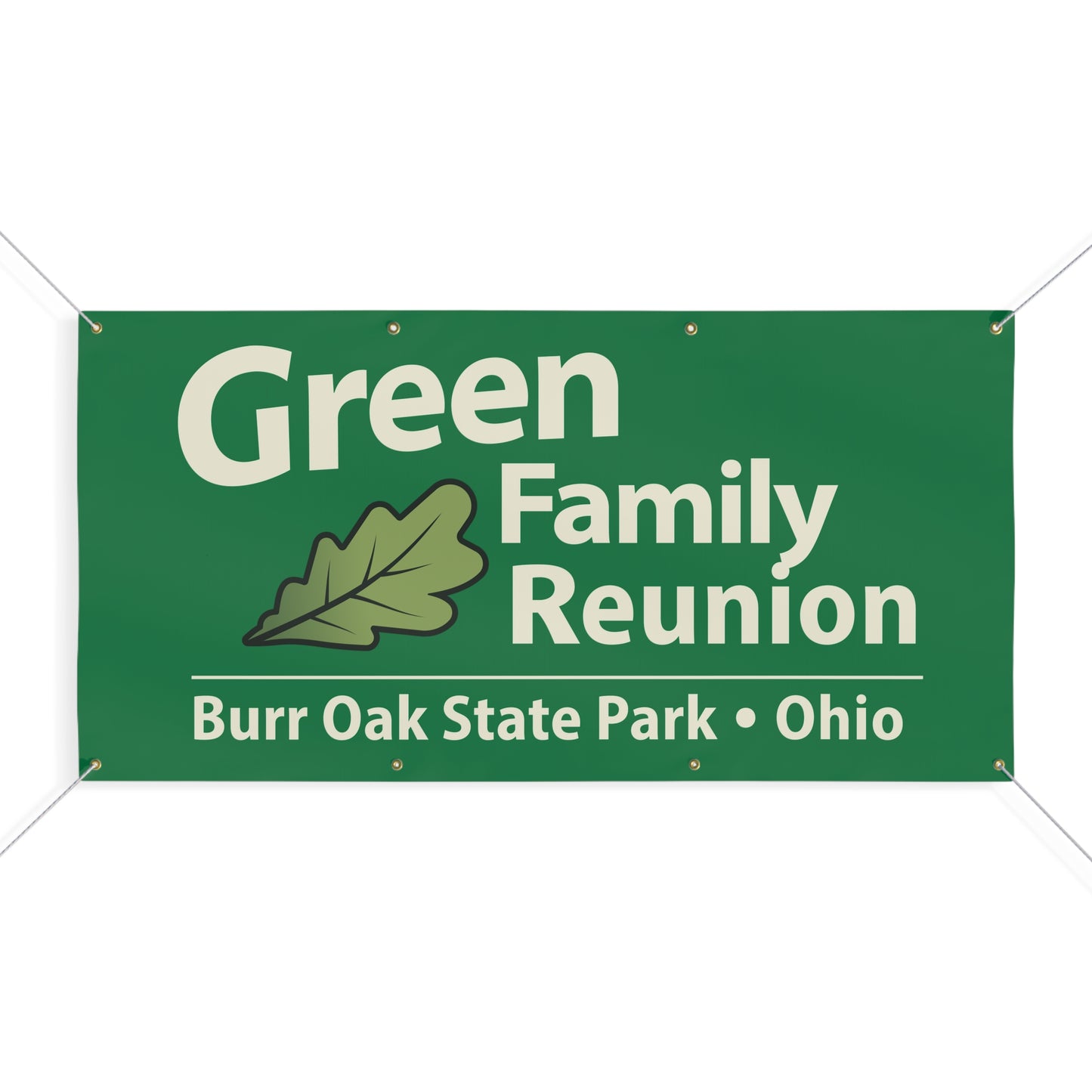 Green Family Reunion Banner