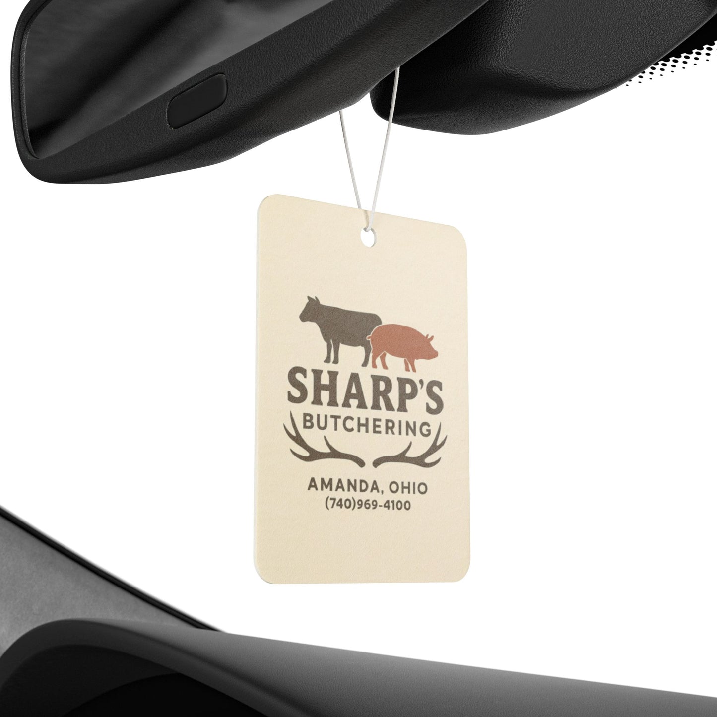 Sharp's Butchering Car Air Freshener