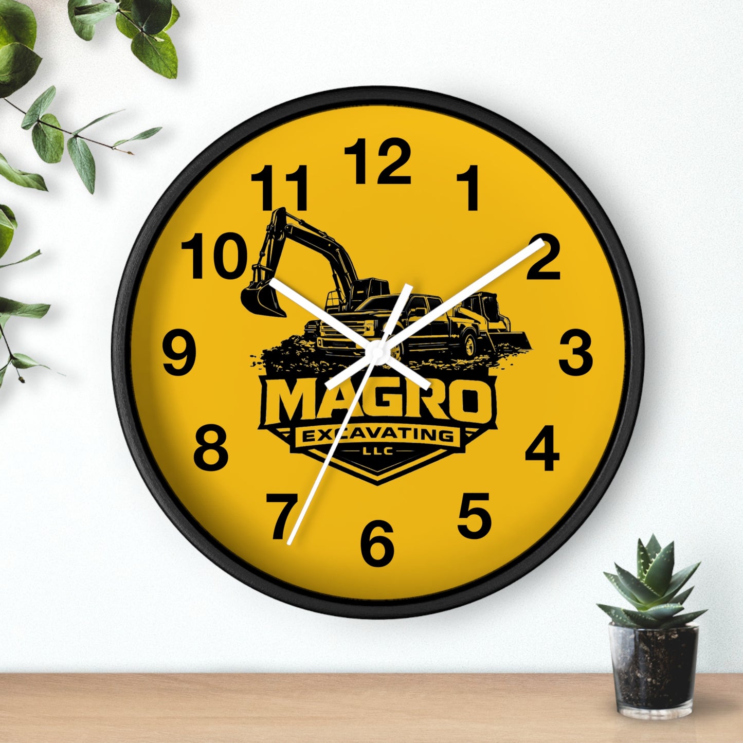 MAGRO Excavating Wall Clock