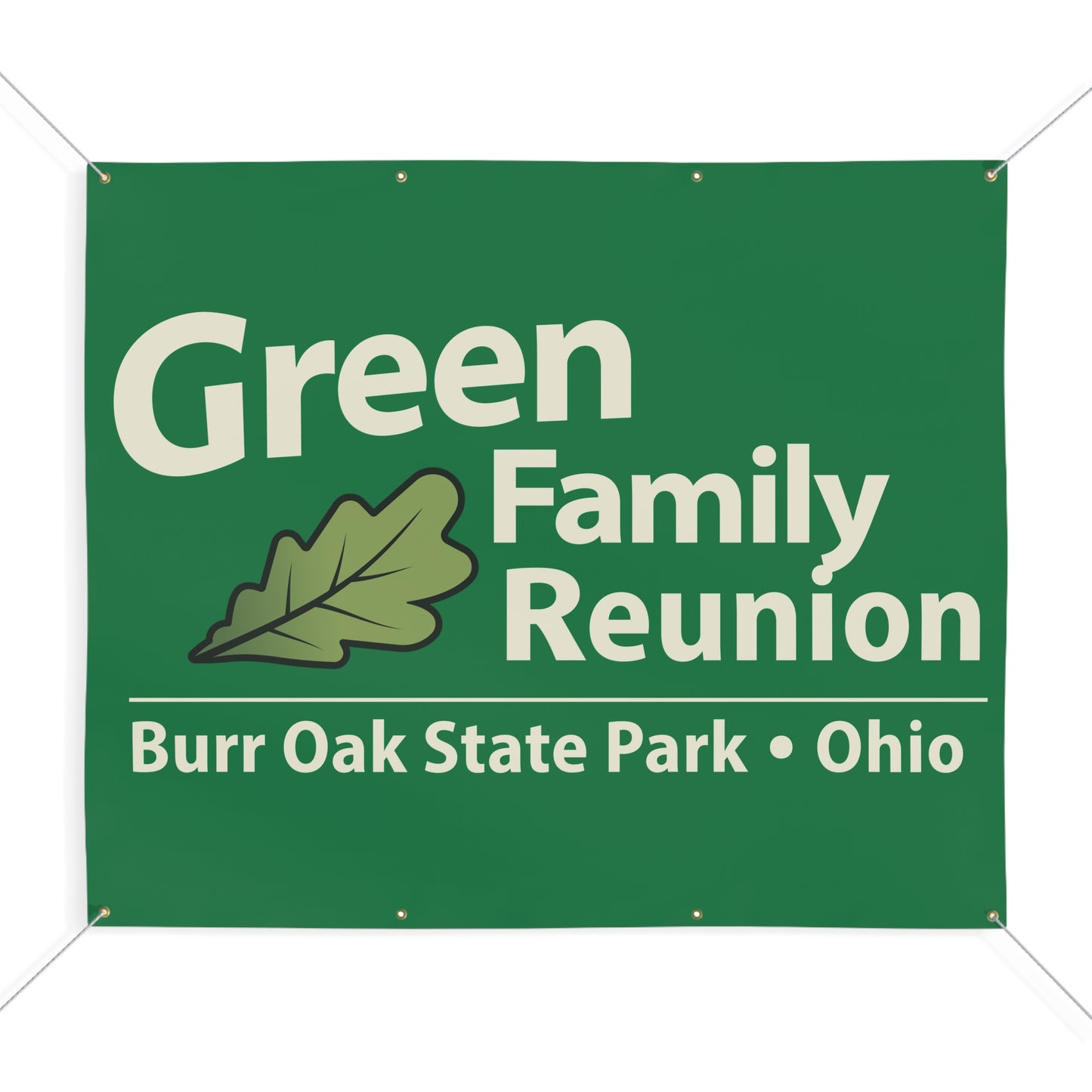 Green Family Reunion Banner
