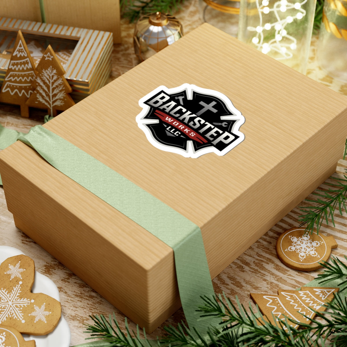 Backstep Works LLC Logo Kiss-Cut Sticker