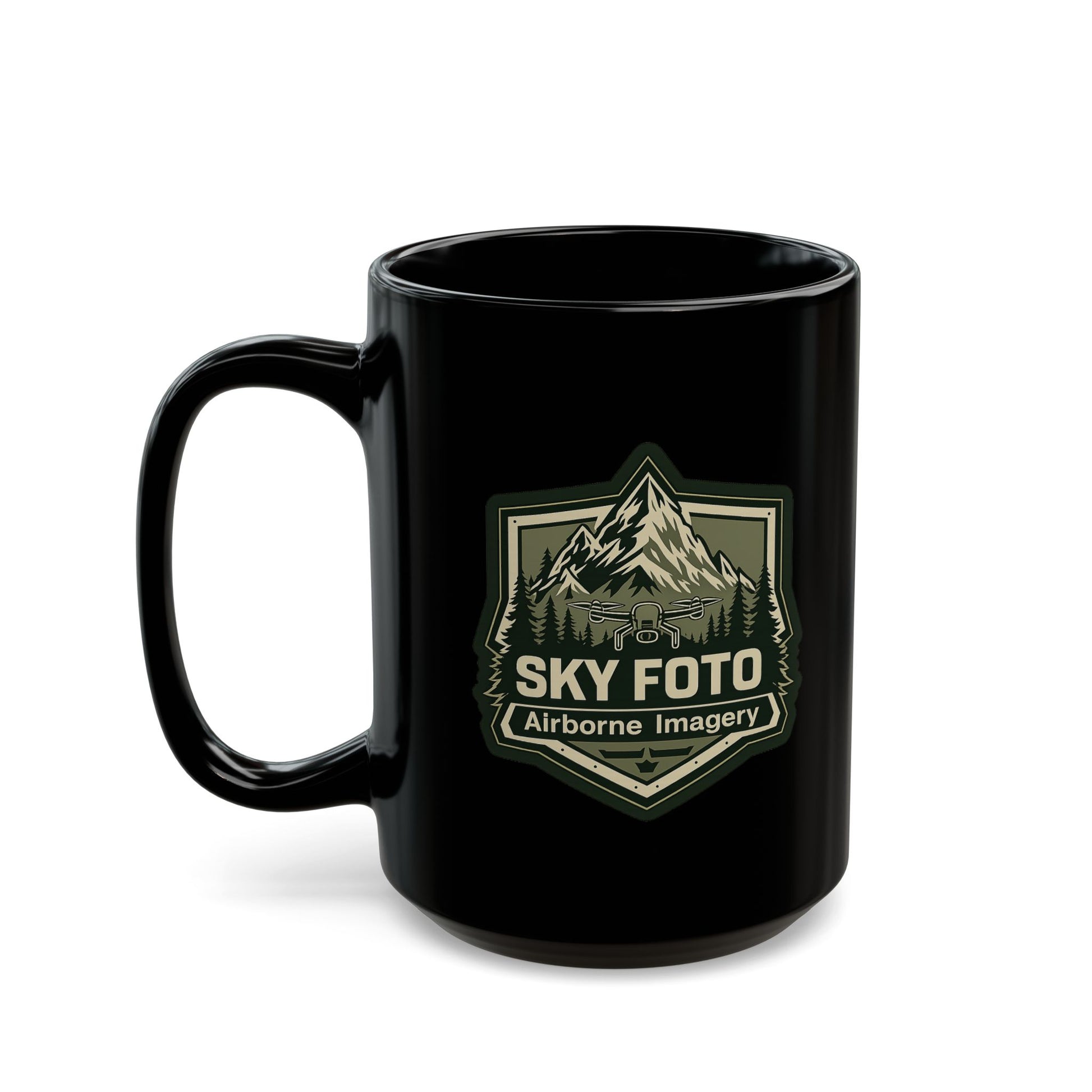 Sky Foto Black Coffee Mug - Backstep Works LLC