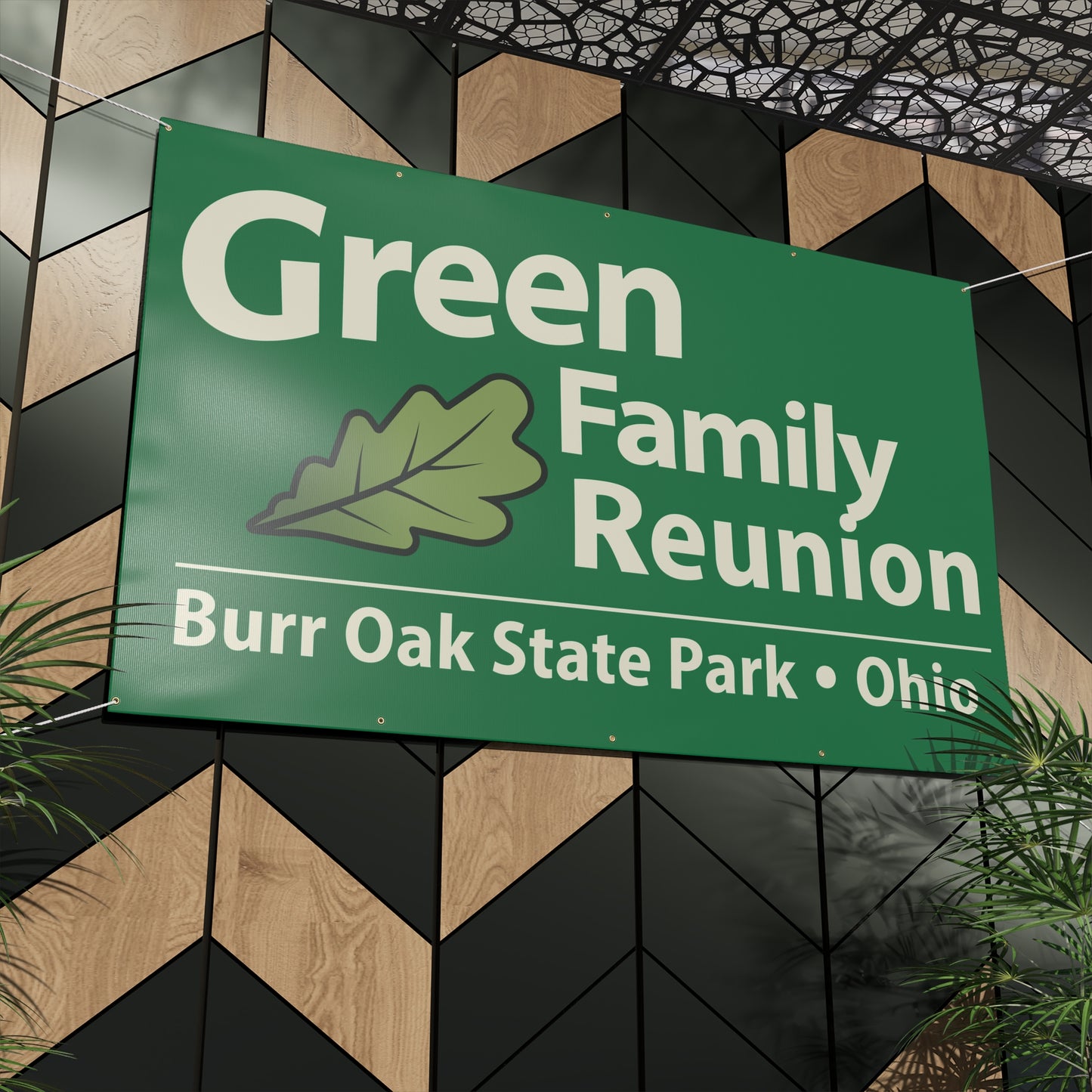 Green Family Reunion Banner