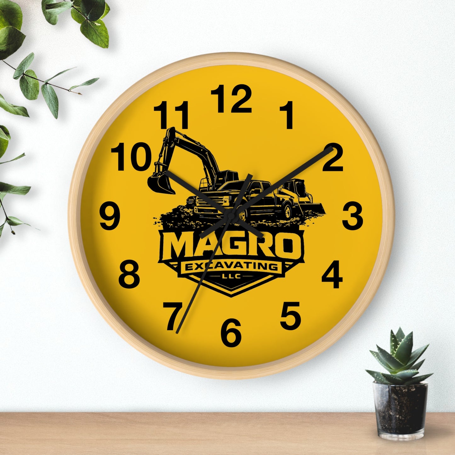 MAGRO Excavating Wall Clock