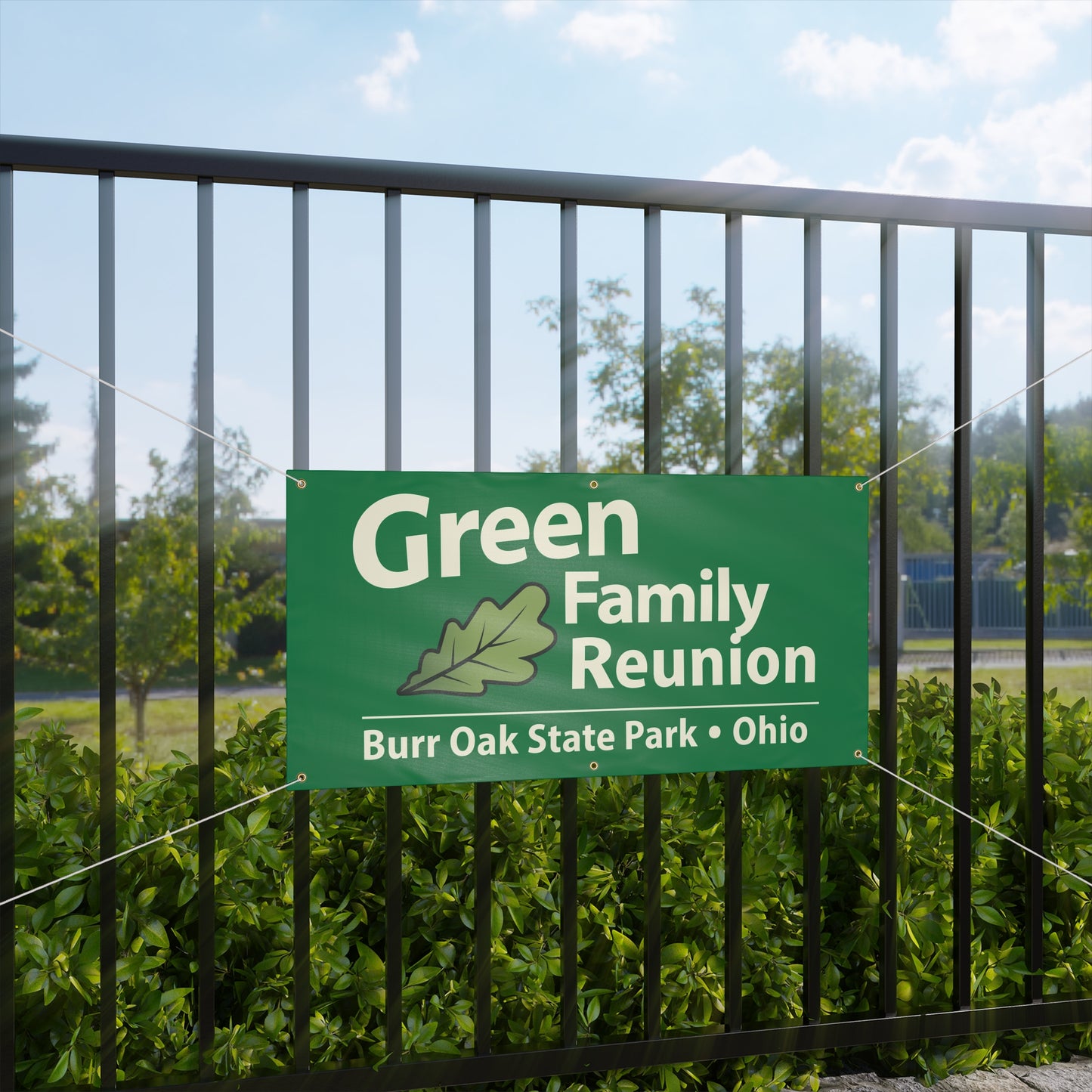 Green Family Reunion Banner