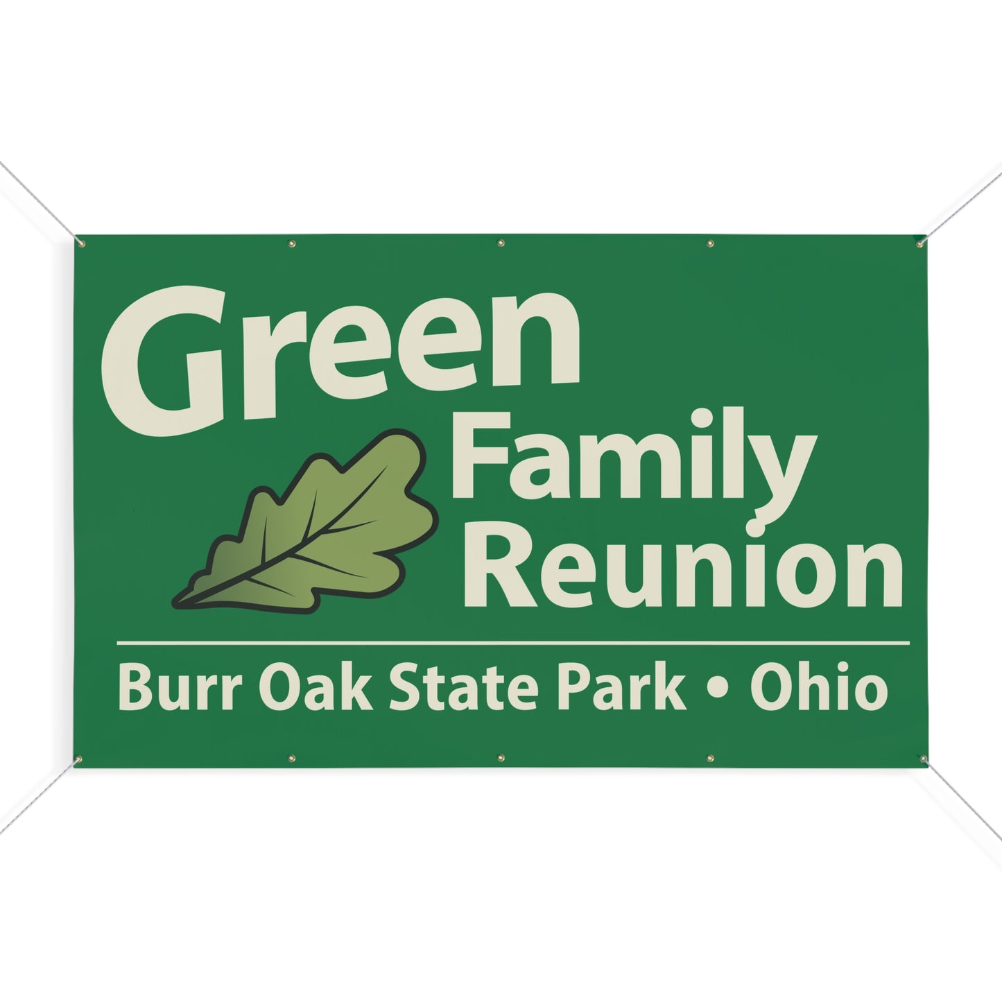 Green Family Reunion Banner