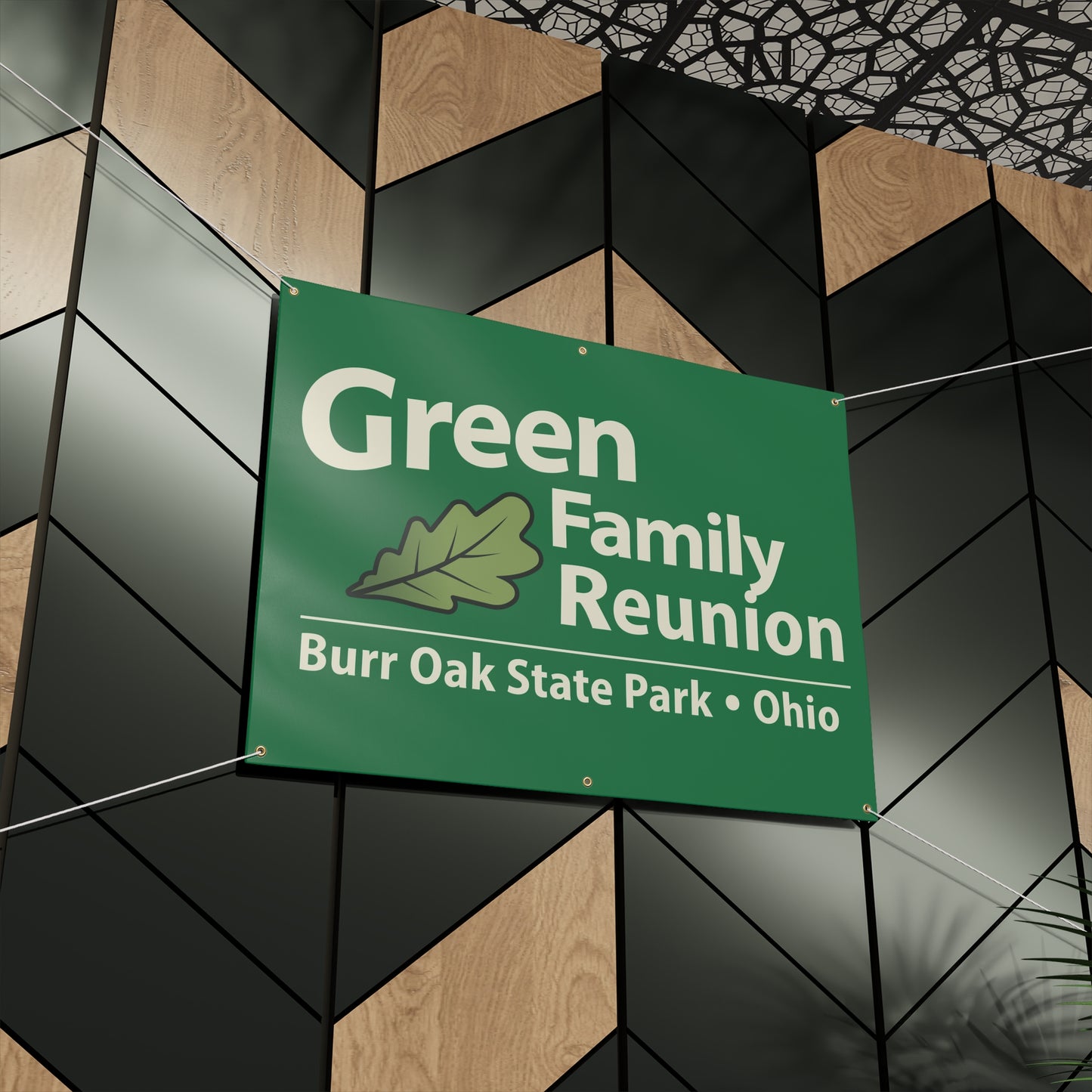 Green Family Reunion Banner