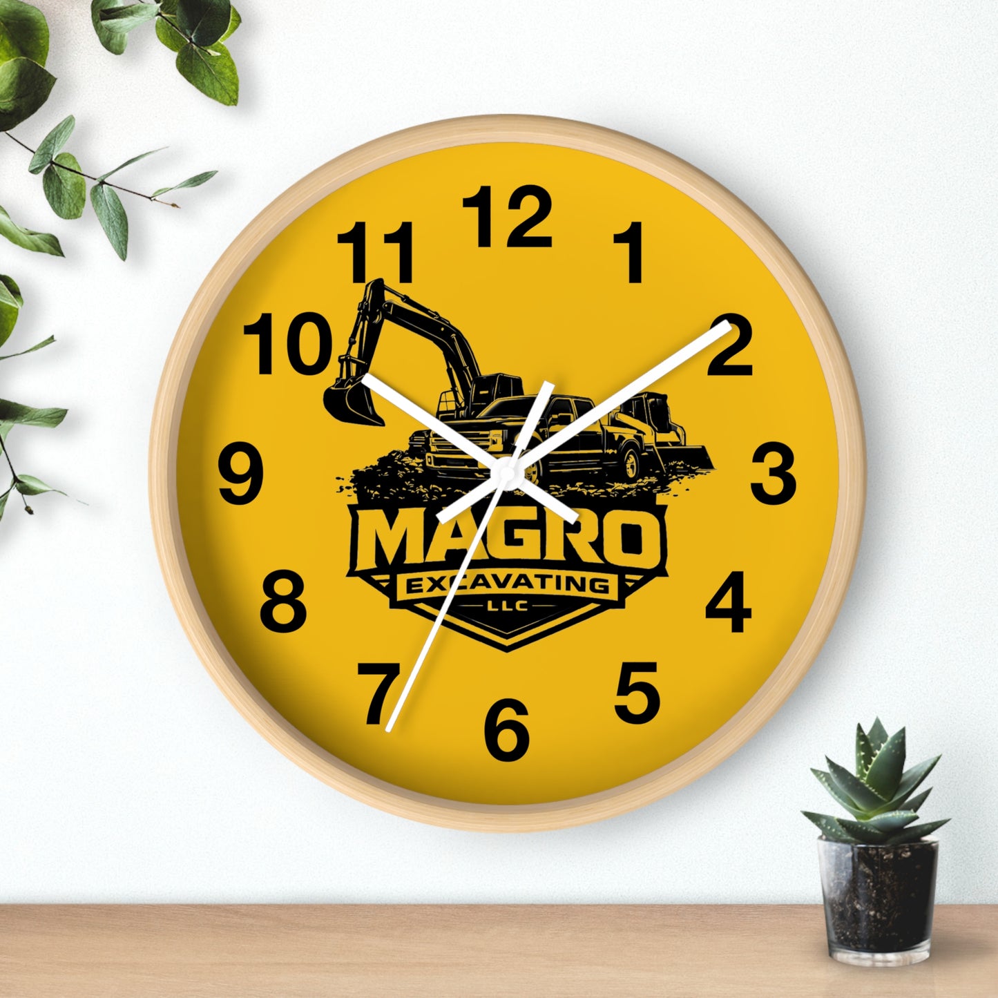 MAGRO Excavating Wall Clock