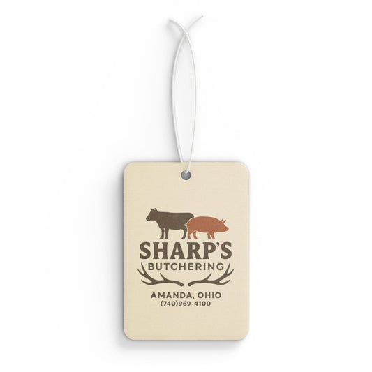Sharp's Butchering Car Air Freshener