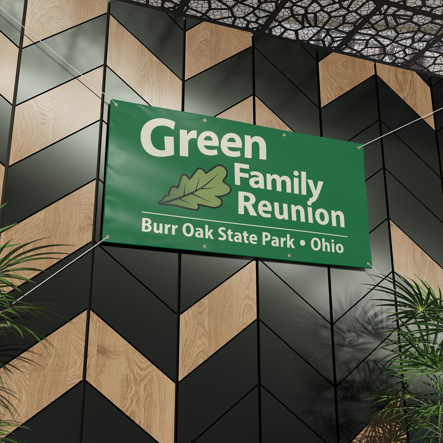 Green Family Reunion Banner